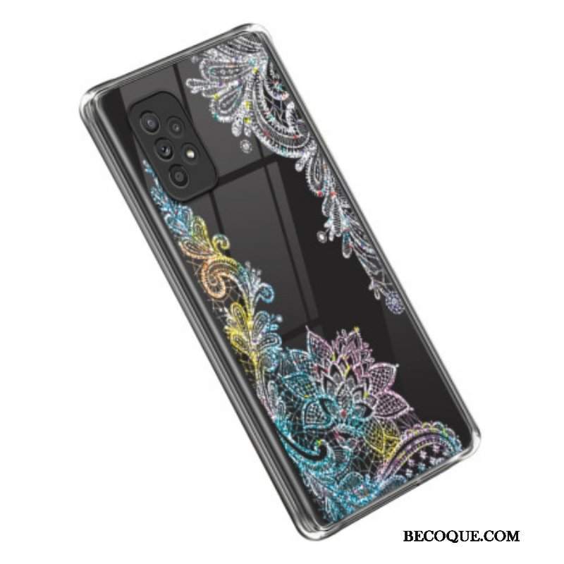 Etui do Samsung Galaxy A53 5G Bezszwowa Koronkowa Mandala