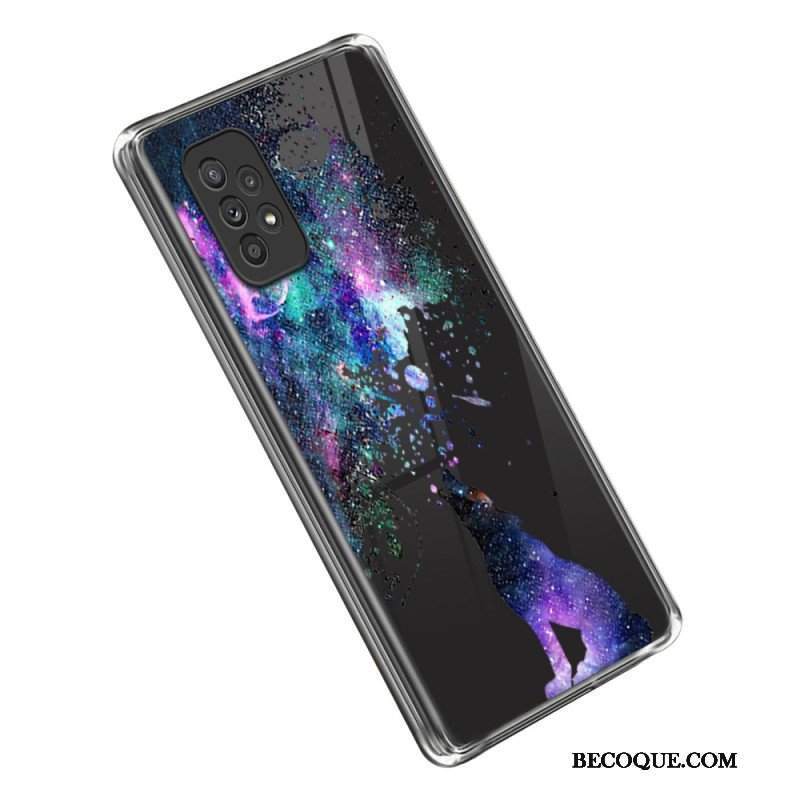 Etui do Samsung Galaxy A53 5G Bezszwowe Wilki