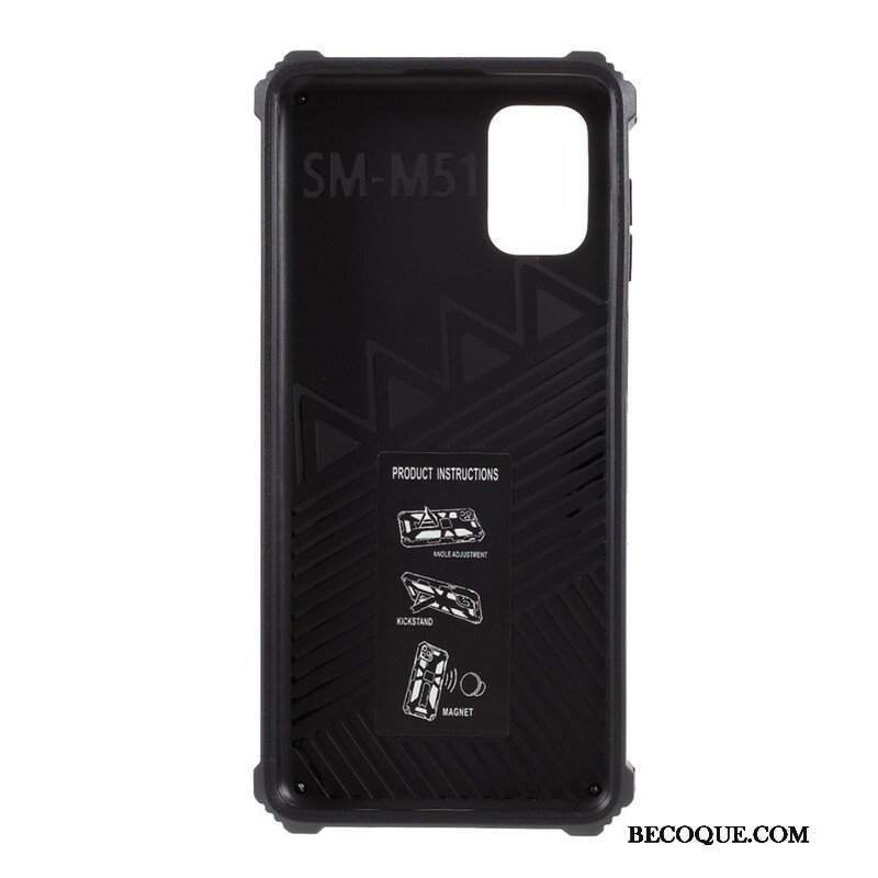 Etui do Samsung Galaxy M51 Z Wyjmowanym Stojakiem