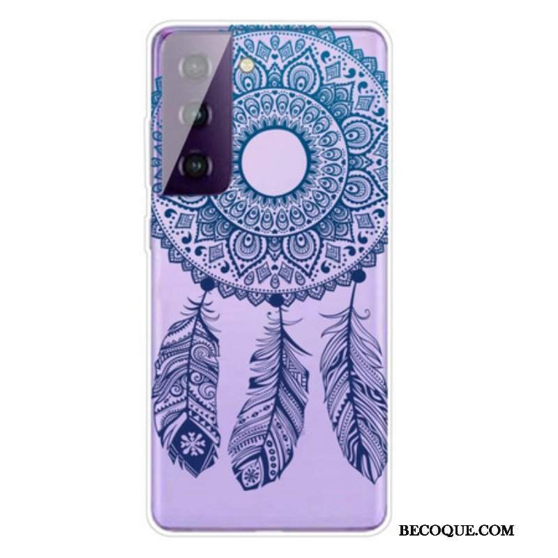 Etui do Samsung Galaxy S21 5G Mandala Z Pojedynczym Kwiatem