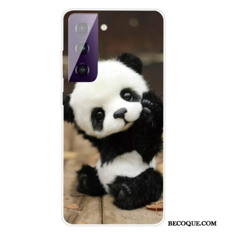 Etui do Samsung Galaxy S21 FE Elastyczna Panda