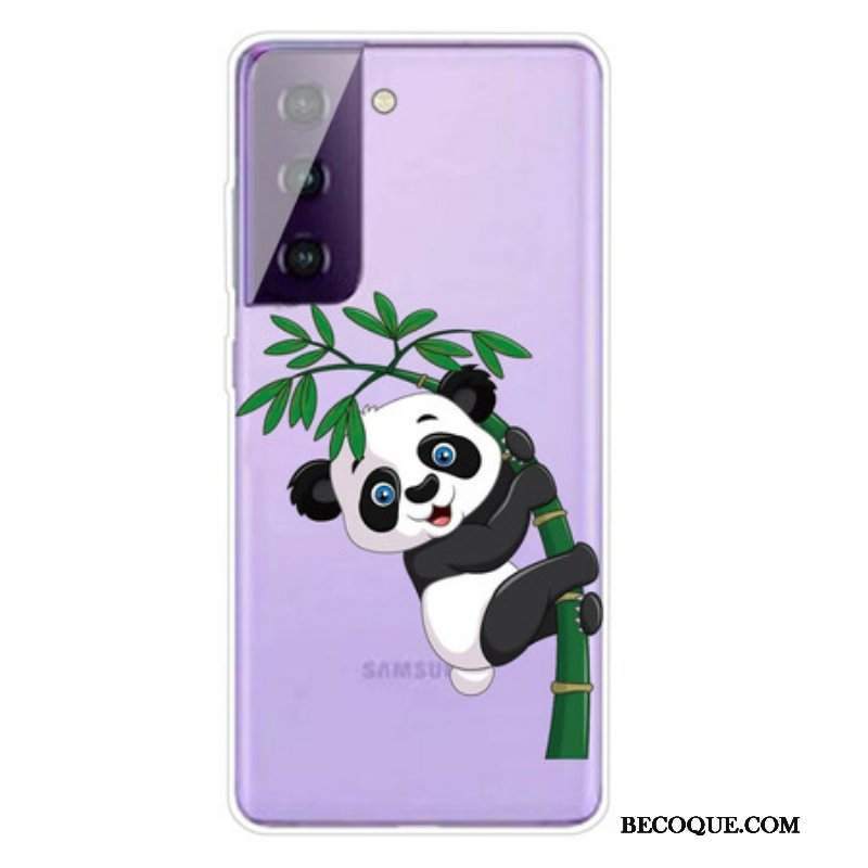 Etui do Samsung Galaxy S21 FE Panda Na Bambusie