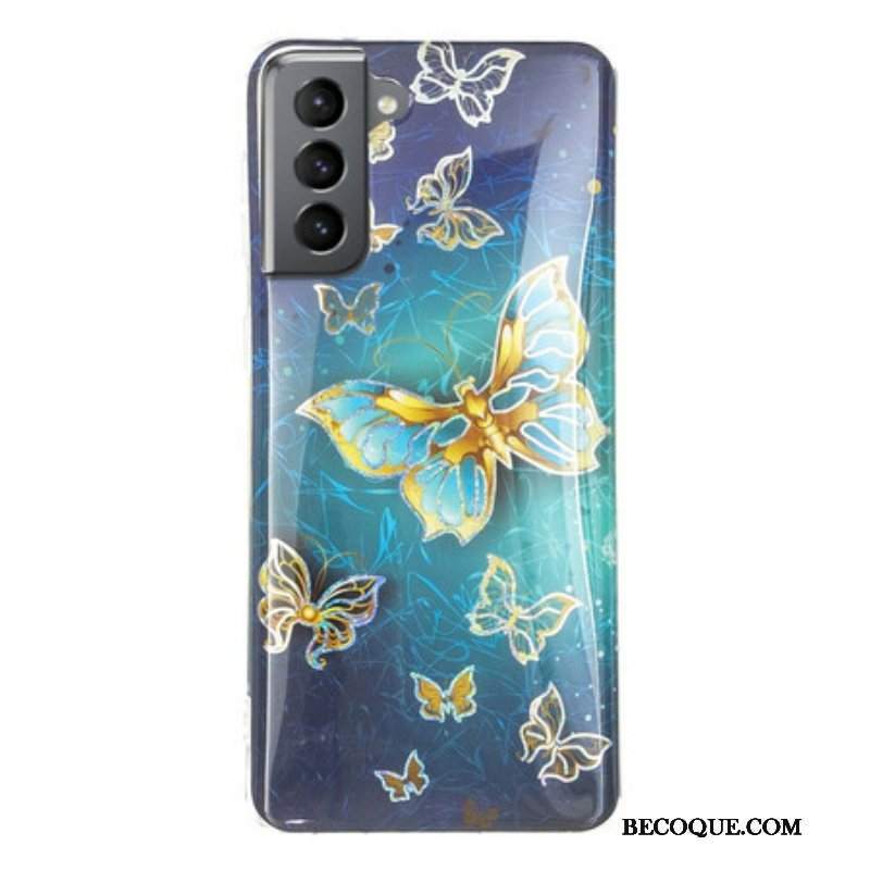 Etui do Samsung Galaxy S21 FE Zaprojektuj Motyle