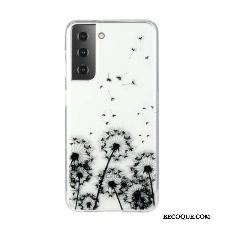 Etui do Samsung Galaxy S21 Plus 5G Bezszwowi Czarni Dandelions