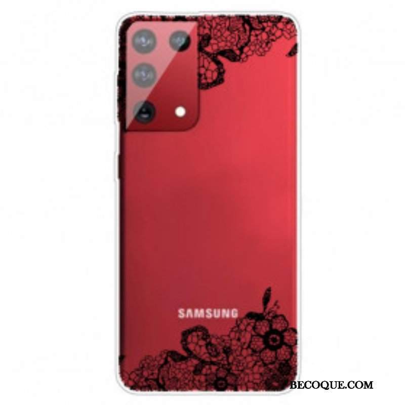 Etui do Samsung Galaxy S21 Ultra 5G Delikatna Koronka