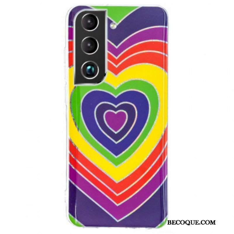 Etui do Samsung Galaxy S22 5G Psychodeliczne Serce