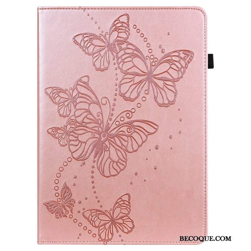 Etui do Samsung Galaxy Tab A8 (2021) Stylizowane Motyle