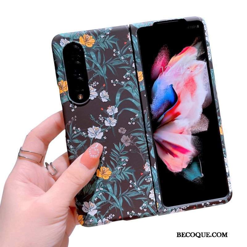 Etui do Samsung Galaxy Z Fold 4 Kwiaty Tapeta