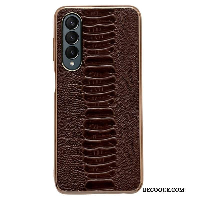 Etui do Samsung Galaxy Z Fold 4 Linia Croco