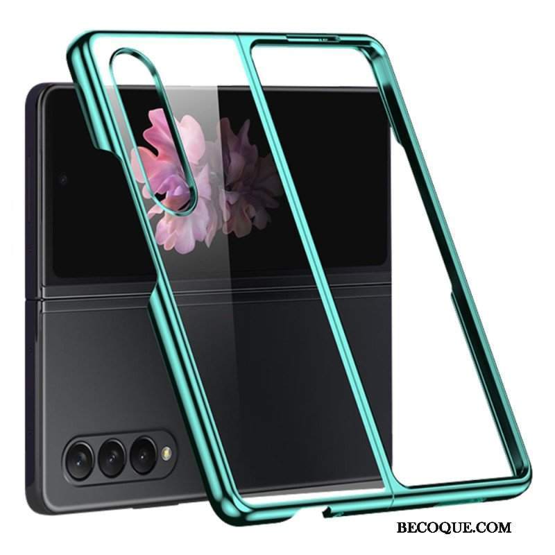 Etui do Samsung Galaxy Z Fold 4 Przezroczysty Metalik