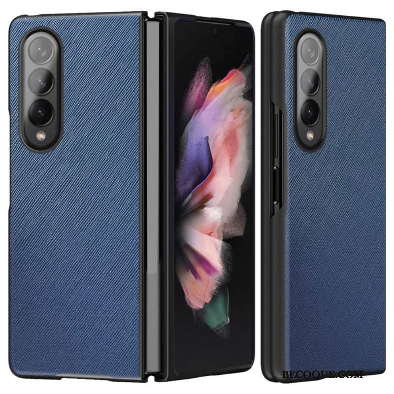 Etui do Samsung Galaxy Z Fold 4 Tkana Tekstura Etui do Samsung Galaxy Z Fold 4 Tkana Tekstura