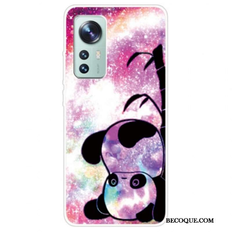 Etui do Xiaomi 12 / 12X Panda I Bambus