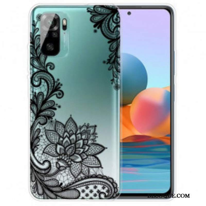 Etui do Xiaomi Redmi Note 10 / 10S Delikatna Koronka