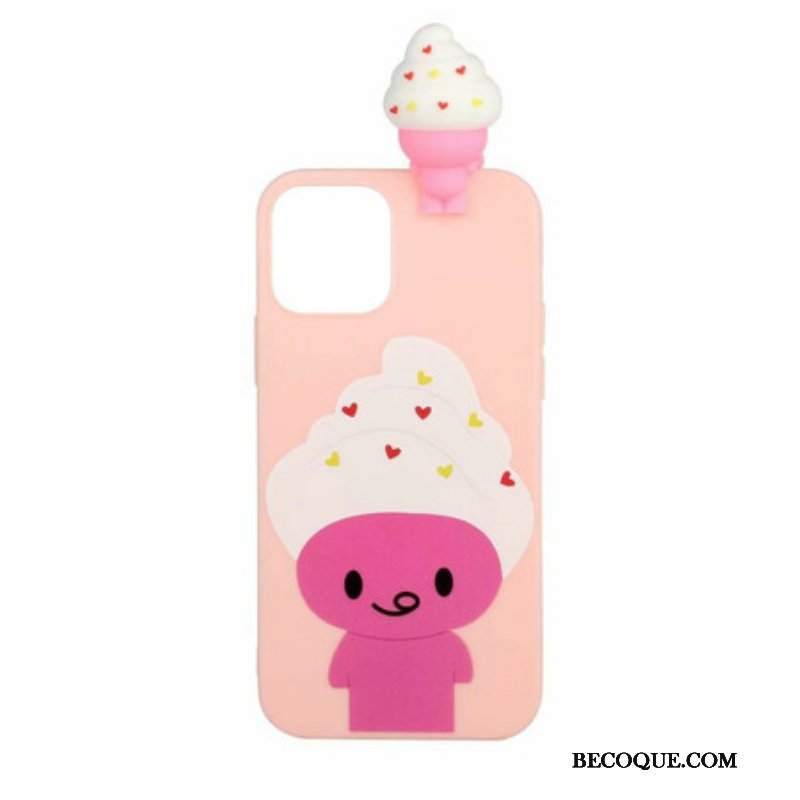 Etui do iPhone 13 Mini Zabawne Lody 3d