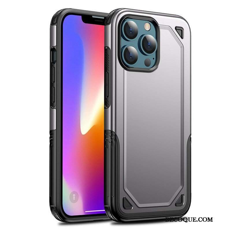 Etui do iPhone 13 Pro Efekt Metalicznego Pancerza