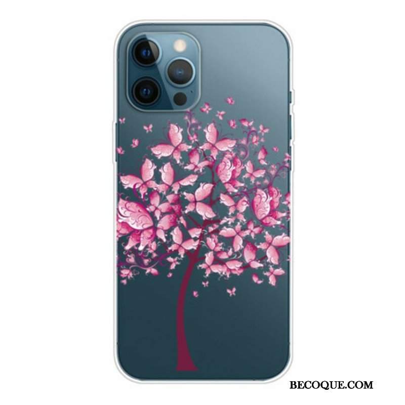 Etui do iPhone 13 Pro Max Różowy Wierzchołek Drzewa