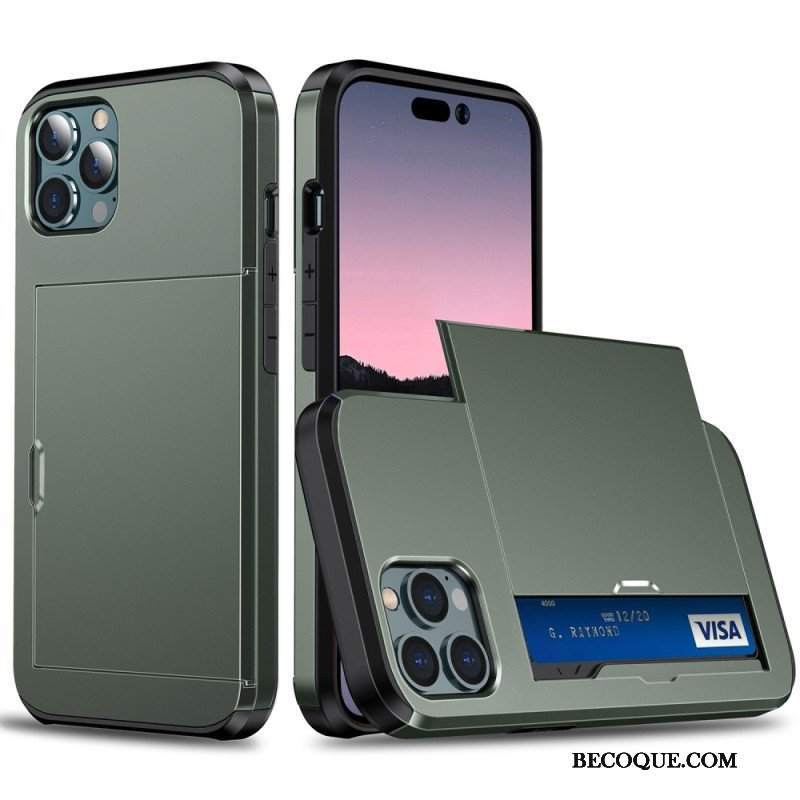 Etui do iPhone 14 Pro Max Dwa Zapinane Na Zamek Etui Na Karty