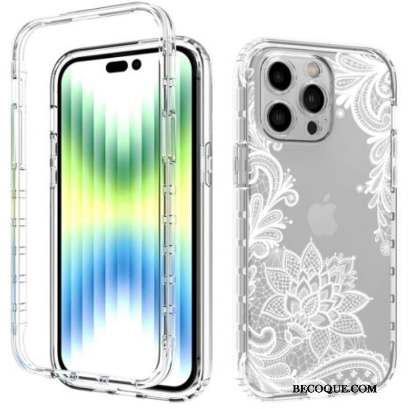 Etui do iPhone 14 Pro Max Wzmocniona Koronka