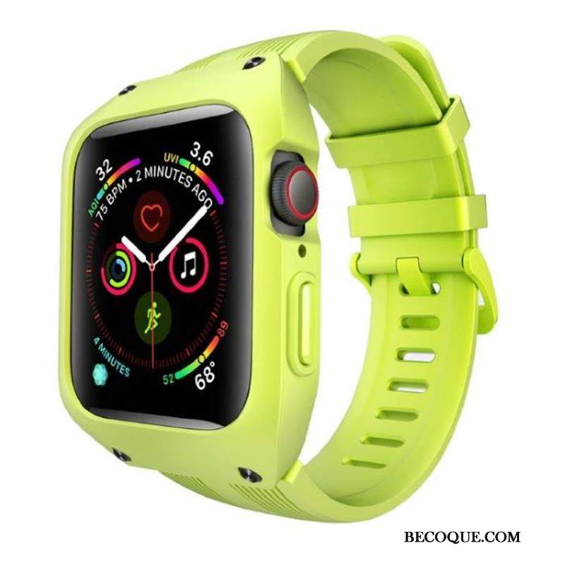 Futerał Apple Watch Series 3 Silikonowe Trzy Mechanizmy Obronne Sportowe, Etui Apple Watch Series 3 Torby Zielony Anti-fall