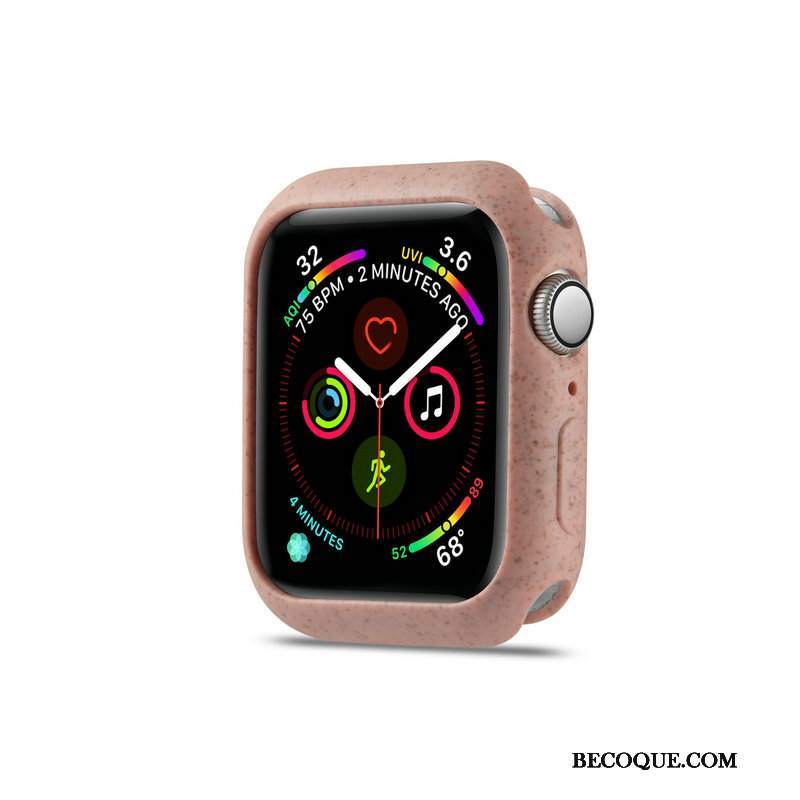 Futerał Apple Watch Series 4 Miękki Nubuku Różowe, Etui Apple Watch Series 4 Ochraniacz Smok Tendencja