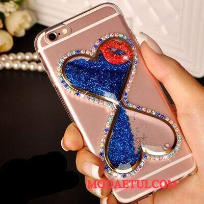 Futerał Htc Desire 728 Rhinestone Niebieski Tendencja, Etui Htc Desire 728 Ochraniacz Quicksandna Telefon