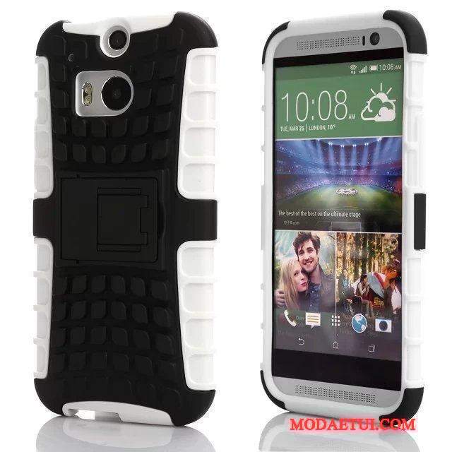 Futerał Htc One M8 Wspornik Anti-fall Trzy Mechanizmy Obronne, Etui Htc One M8 Ochraniacz Na Telefon Antypoślizgowe