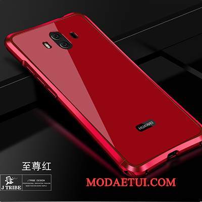 Futerał Huawei Mate 10 Metal Tendencjana Telefon, Etui Huawei Mate 10 Ochraniacz Trzy Mechanizmy Obronne Granica