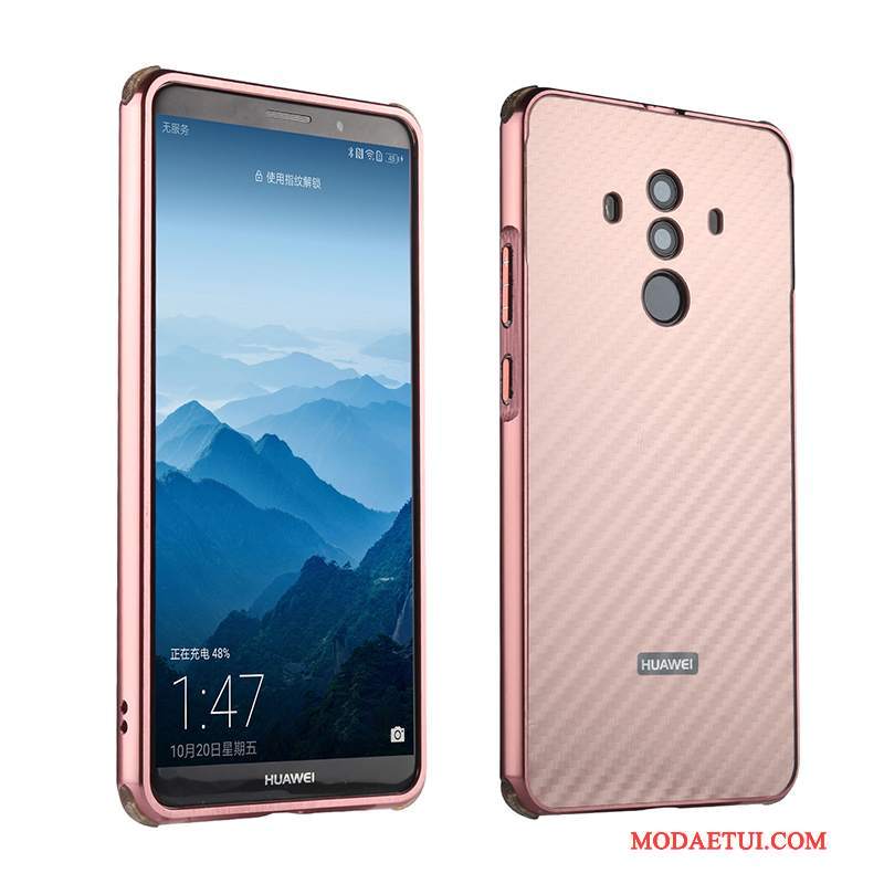 Futerał Huawei Mate 10 Pro Metal Anti-fall Tendencja, Etui Huawei Mate 10 Pro Ochraniacz Tylna Pokrywa Granica