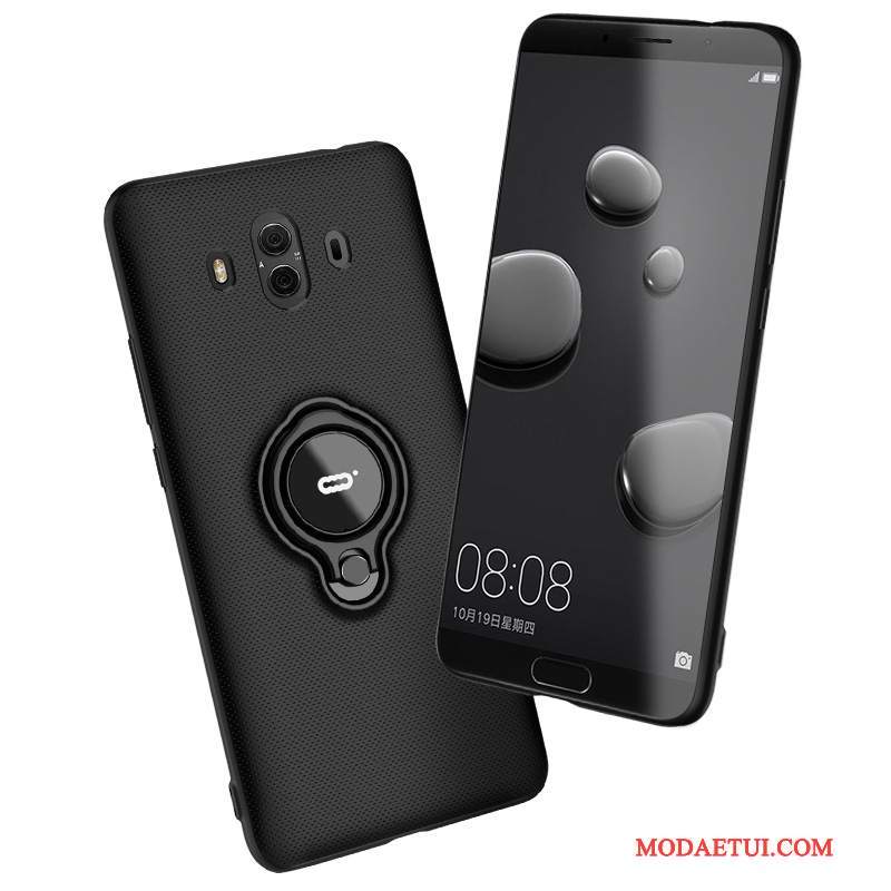 Futerał Huawei Mate 10 Silikonowe Anti-fallna Telefon, Etui Huawei Mate 10 Wspornik Czarny Klamra