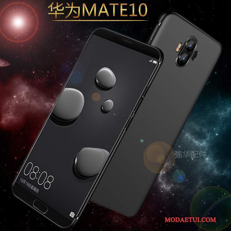 Futerał Huawei Mate 10 Silikonowe Na Telefon Cienka, Etui Huawei Mate 10 Miękki Czarny