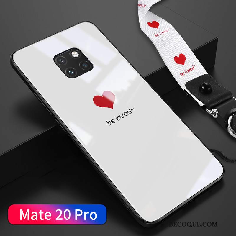 Futerał Huawei Mate 20 Pro Kreatywne Anti-fall Wiszące Ozdoby, Etui Huawei Mate 20 Pro Ochraniacz Zakochani Proste