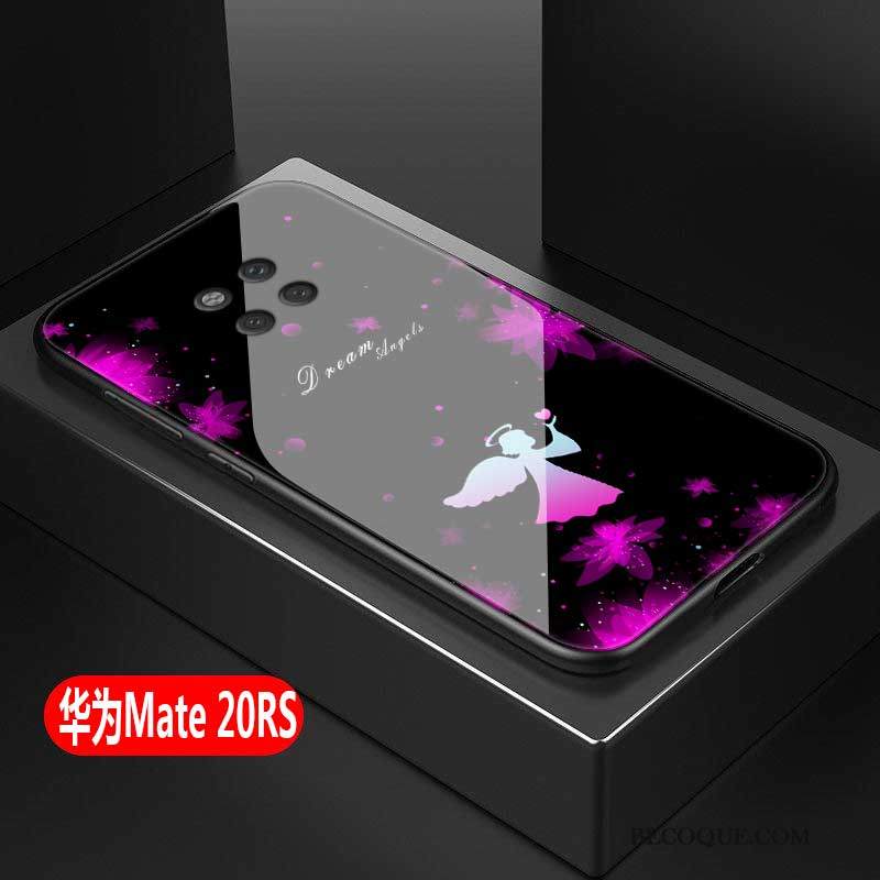 Futerał Huawei Mate 20 Rs Ochraniacz Różowe Tendencja, Etui Huawei Mate 20 Rs Torby Szkło Osobowość