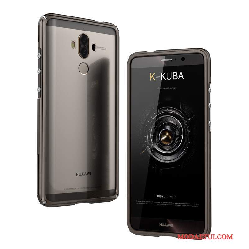 Futerał Huawei Mate 9 Metal Granicana Telefon, Etui Huawei Mate 9 Ochraniacz Srebro