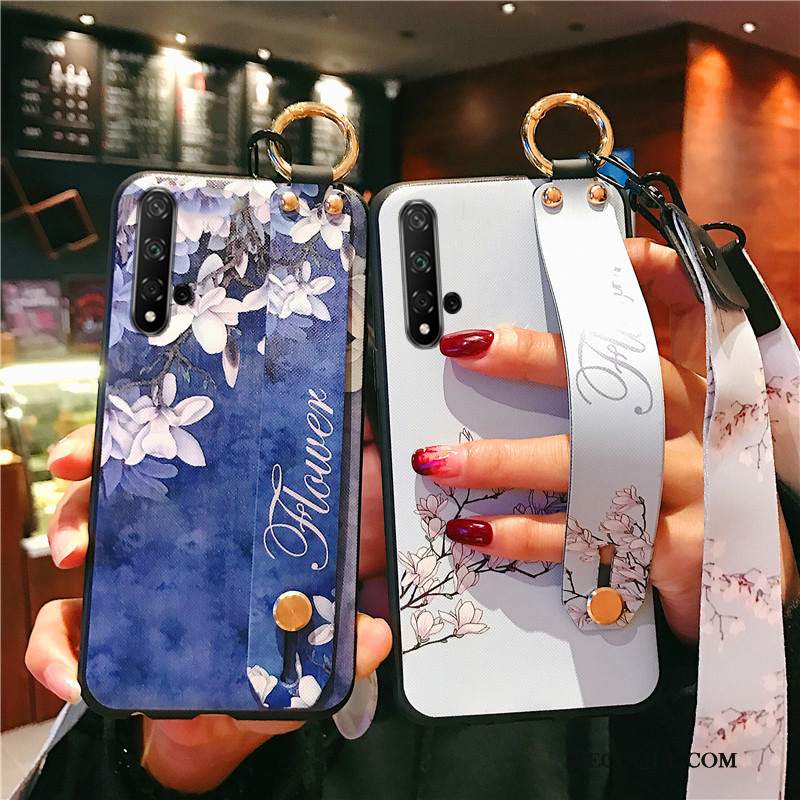 Futerał Huawei Nova 5t Miękki Anti-fall Niebieski, Etui Huawei Nova 5t Ochraniacz Pięknyna Telefon