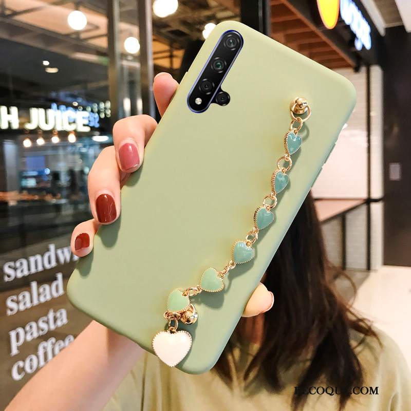 Futerał Huawei Nova 5t Moda Wiatrna Telefon, Etui Huawei Nova 5t Miękki Czerwony Netto Zielony