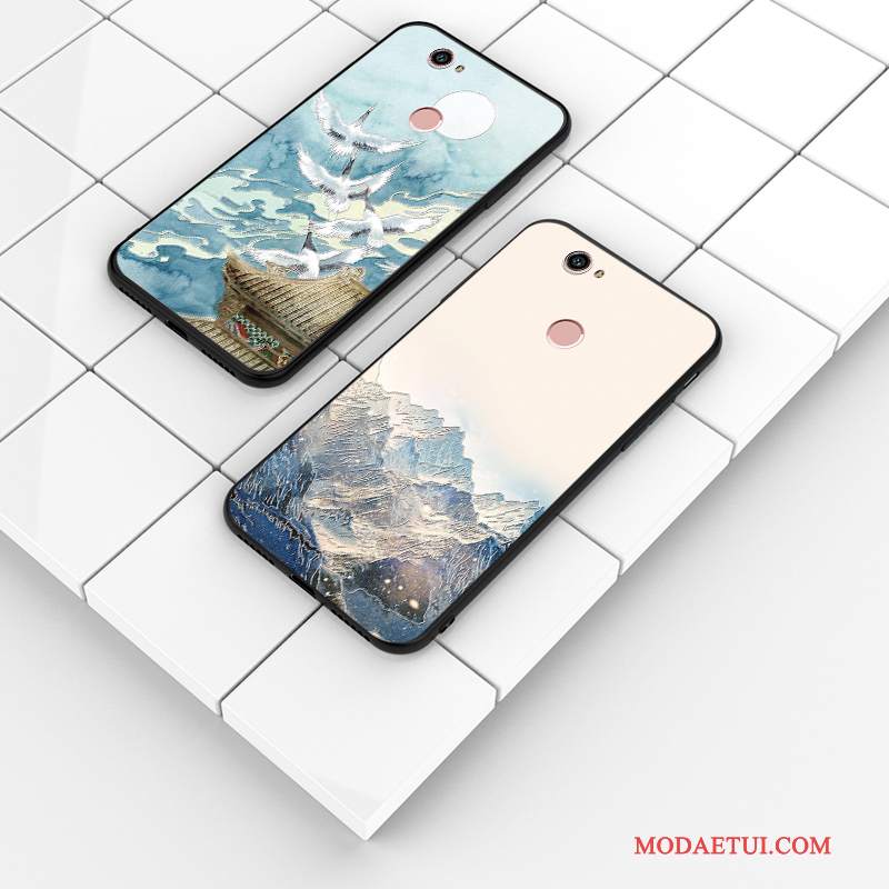 Futerał Huawei Nova Silikonowe Anti-fallna Telefon, Etui Huawei Nova Relief Nubuku Niebieski