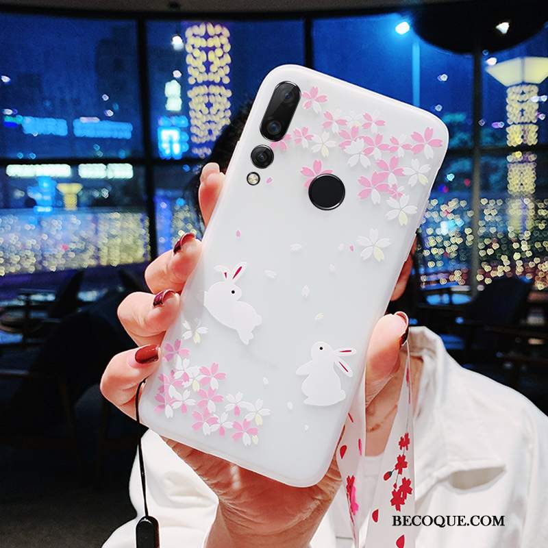 Futerał Huawei P Smart+ 2019 Miękki Wiszące Ozdoby Anti-fall, Etui Huawei P Smart+ 2019 Sakura Tendencja