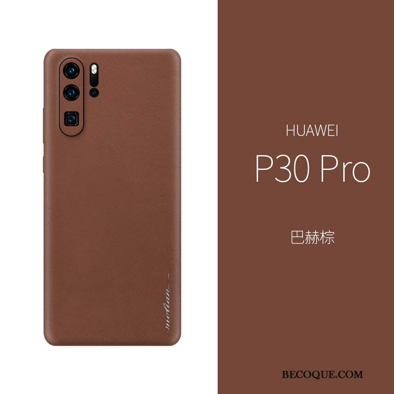 Futerał Huawei P30 Pro Skóra Tendencjana Telefon, Etui Huawei P30 Pro Torby Osobowość Cienkie