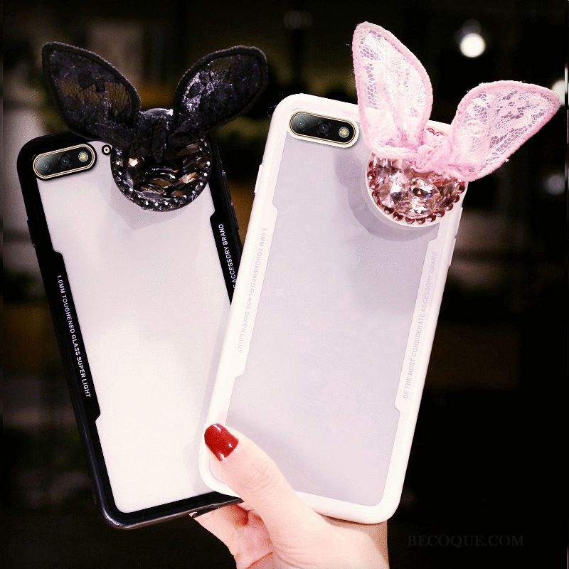 Futerał Huawei Y6 2018 Rhinestone Anti-fallna Telefon, Etui Huawei Y6 2018 Wspornik Ring Balon