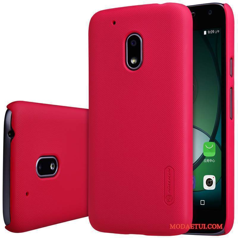 Futerał Moto G4 Play Ochraniacz Złoto Czerwony, Etui Moto G4 Play Nubukuna Telefon