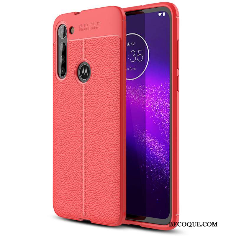 Futerał Moto G8 Power Miękki Wzórna Telefon, Etui Moto G8 Power Ochraniacz Czerwony