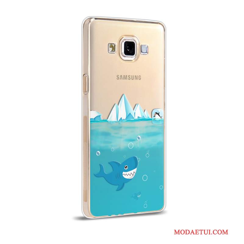 Futerał Samsung Galaxy A5 2015 Miękki Anti-fallna Telefon, Etui Samsung Galaxy A5 2015 Ochraniacz Niebieski