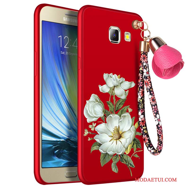 Futerał Samsung Galaxy A5 2016 Miękki Czerwony Nowy, Etui Samsung Galaxy A5 2016 Torby Anti-fallna Telefon