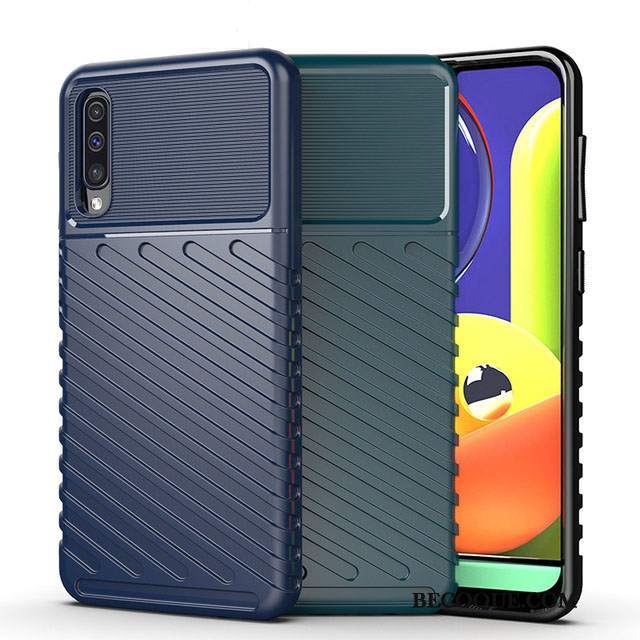 Futerał Samsung Galaxy A50s Ochraniacz Anti-fall Niebieski, Etui Samsung Galaxy A50s Dlana Telefon