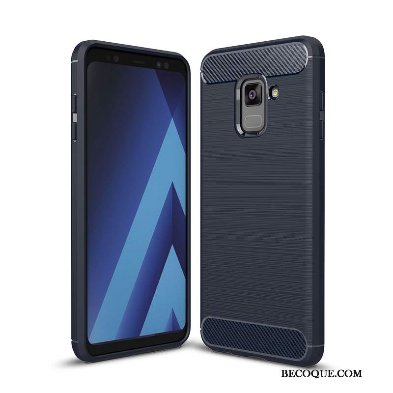 Futerał Samsung Galaxy A6 Torby Niebieski Wzór, Etui Samsung Galaxy A6 Ochraniacz Na Telefon Jedwab