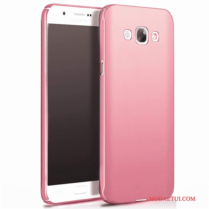 Futerał Samsung Galaxy A8 Ochraniacz Na Telefon Trudno, Etui Samsung Galaxy A8 Różowe Nubuku