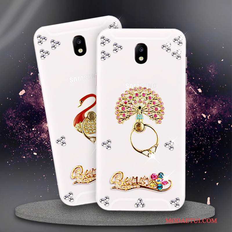 Futerał Samsung Galaxy J5 2017 Rhinestone Tendencja Europa, Etui Samsung Galaxy J5 2017 Ochraniacz Białyna Telefon