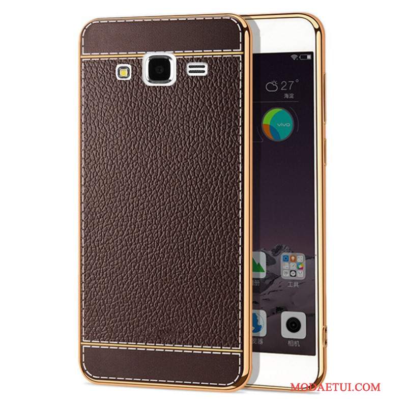 Futerał Samsung Galaxy J7 2015 Skóra Na Telefon Wzór, Etui Samsung Galaxy J7 2015 Silikonowe Poszycie