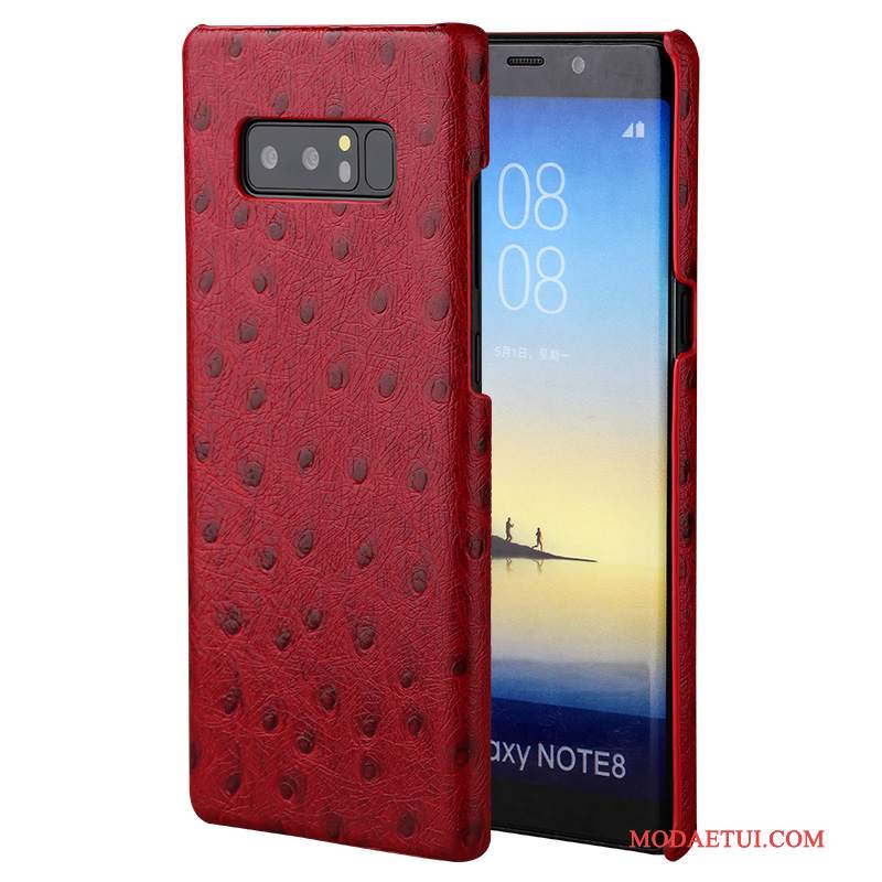 Futerał Samsung Galaxy Note 8 Kreatywne Wino Czerwone Tendencja, Etui Samsung Galaxy Note 8 Skóra Prostena Telefon