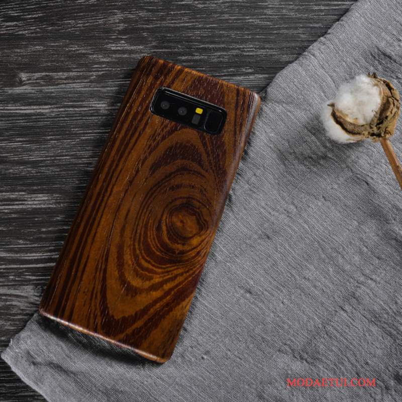 Futerał Samsung Galaxy Note 8 Litego Drewna Drewnona Telefon, Etui Samsung Galaxy Note 8 Ochraniacz